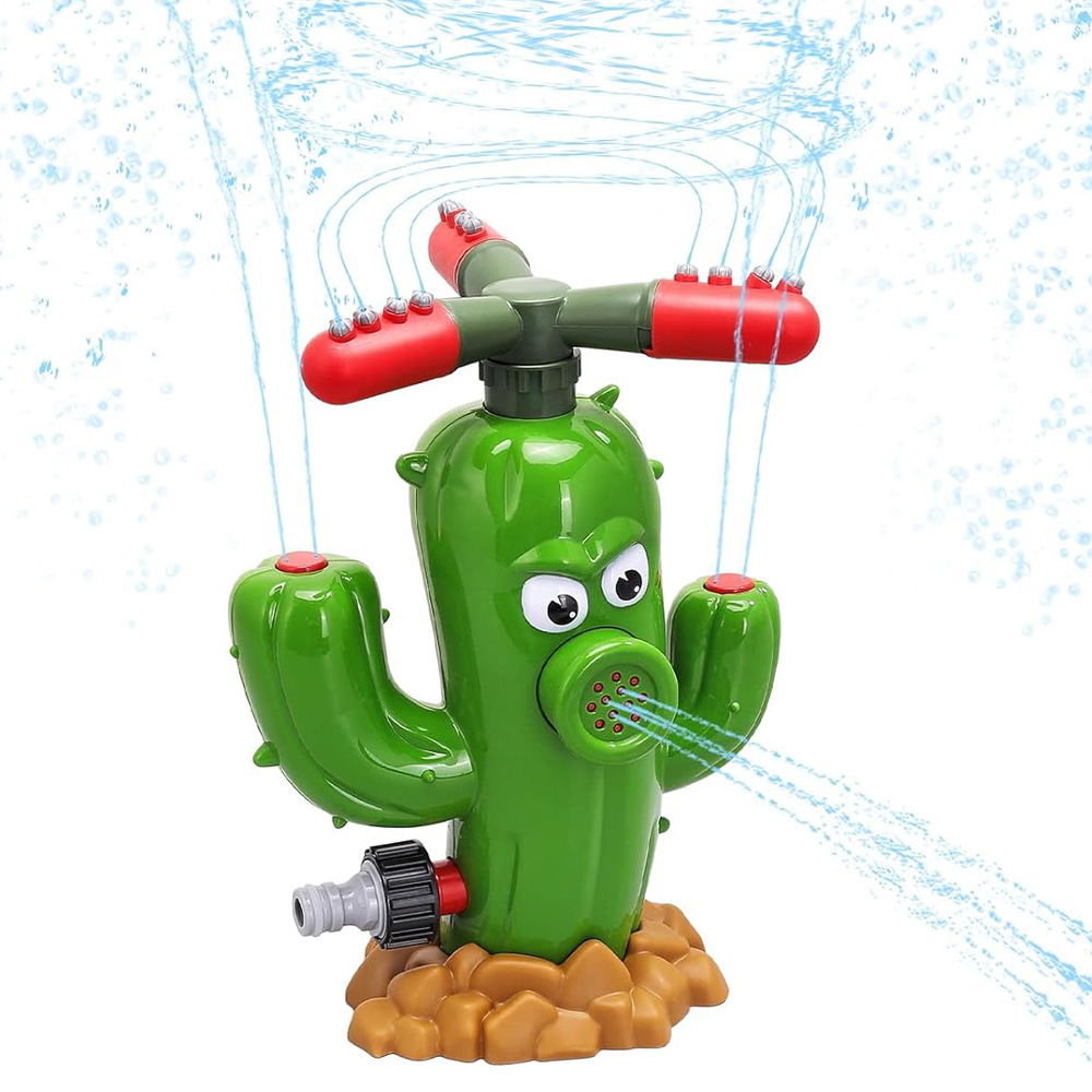 Kids Outdoor Yard Toys - Water Spray Toy Cactus Sprinkler Outdoor
