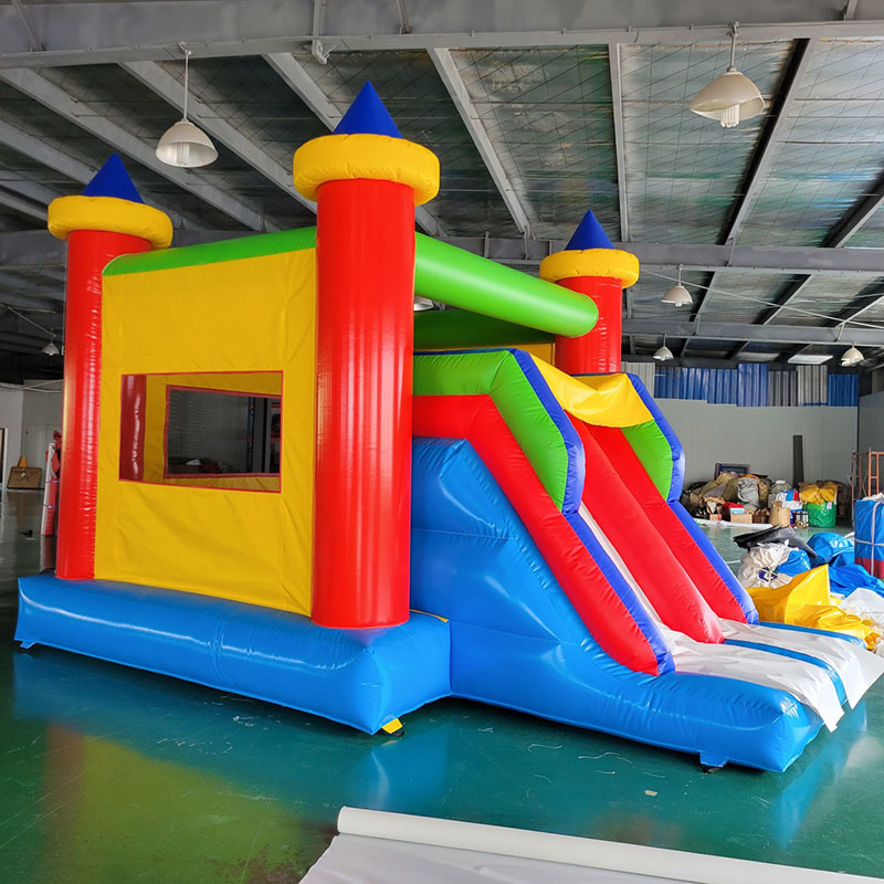 Kids Outdoor Bounce House - Bounce House with Slide Jumping Castle