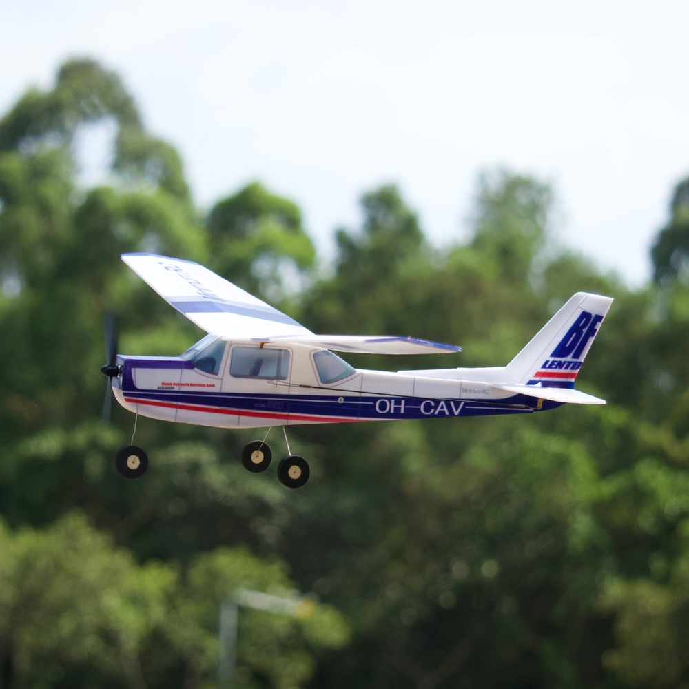 Kids Outdoor Exercise Equipment - MinimumRC Plane Kit Blue Cessna152 360mm