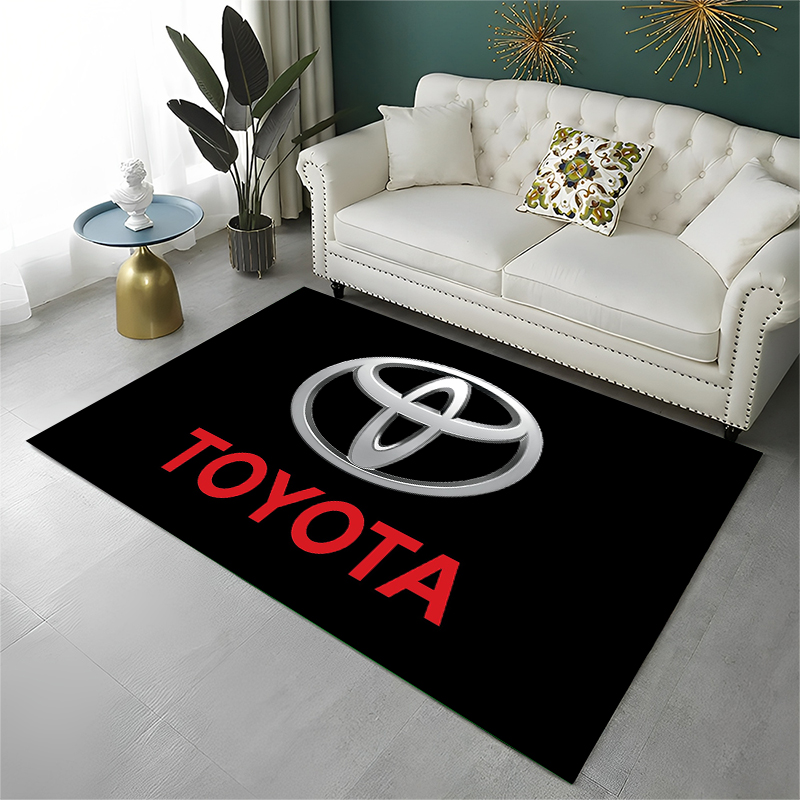 Kids Indoor Outdoor Cart - Racing Car T-Toyoto Sign Non-Slip Area