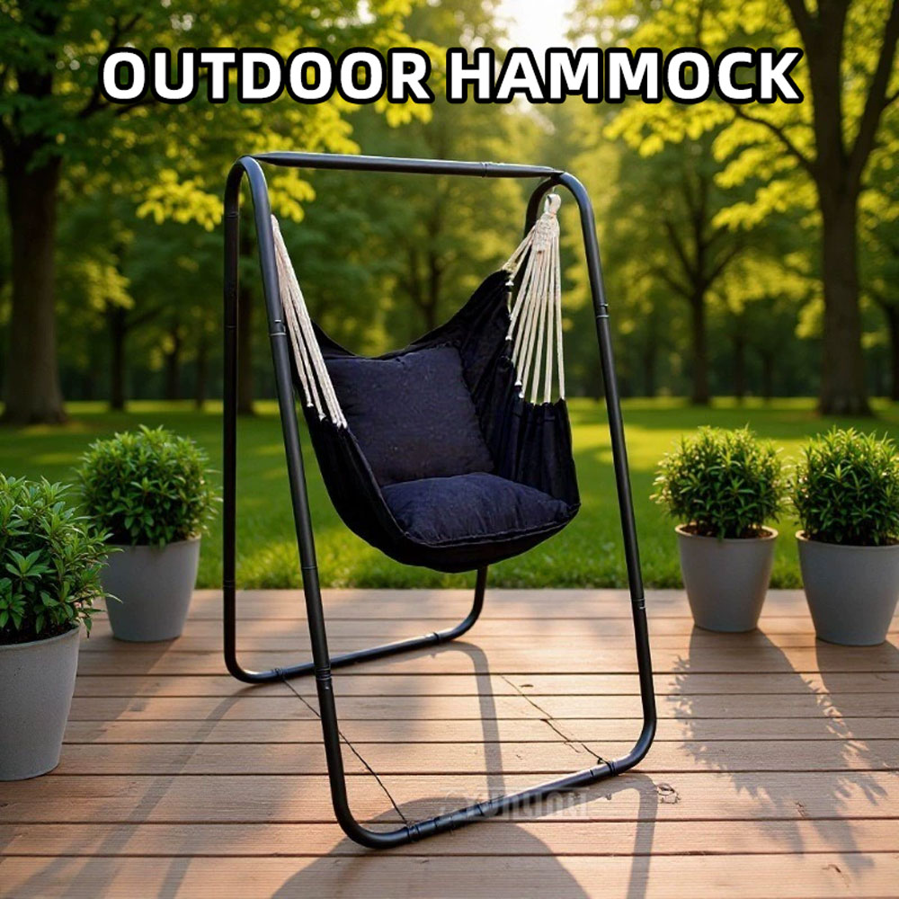 Kids Outdoor Hammock Swing - Swing Stand Hammock Hanging Chair, Easy