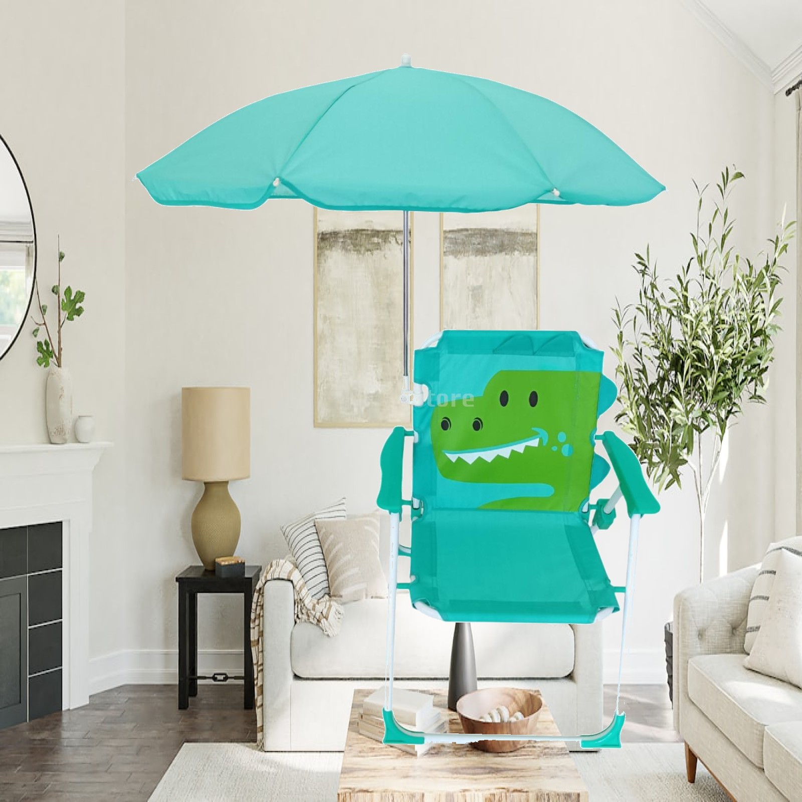 Kids Outdoor Umbrella Chair - Kids Beach Chairs Tent Hiking Kids