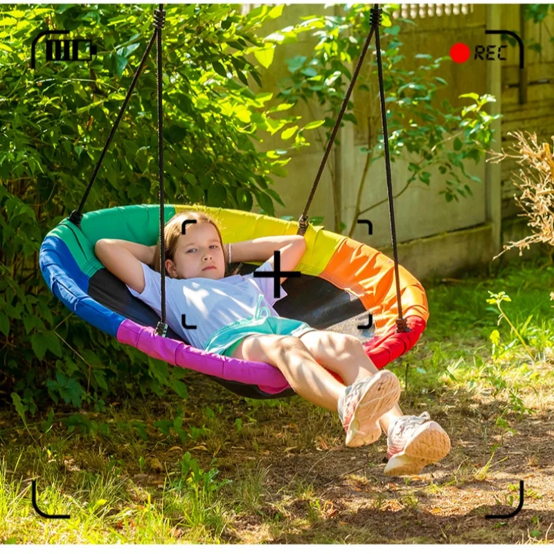 Kids Outdoor Hammock Swing - For Garden Hammock Indoor Suspended Swing