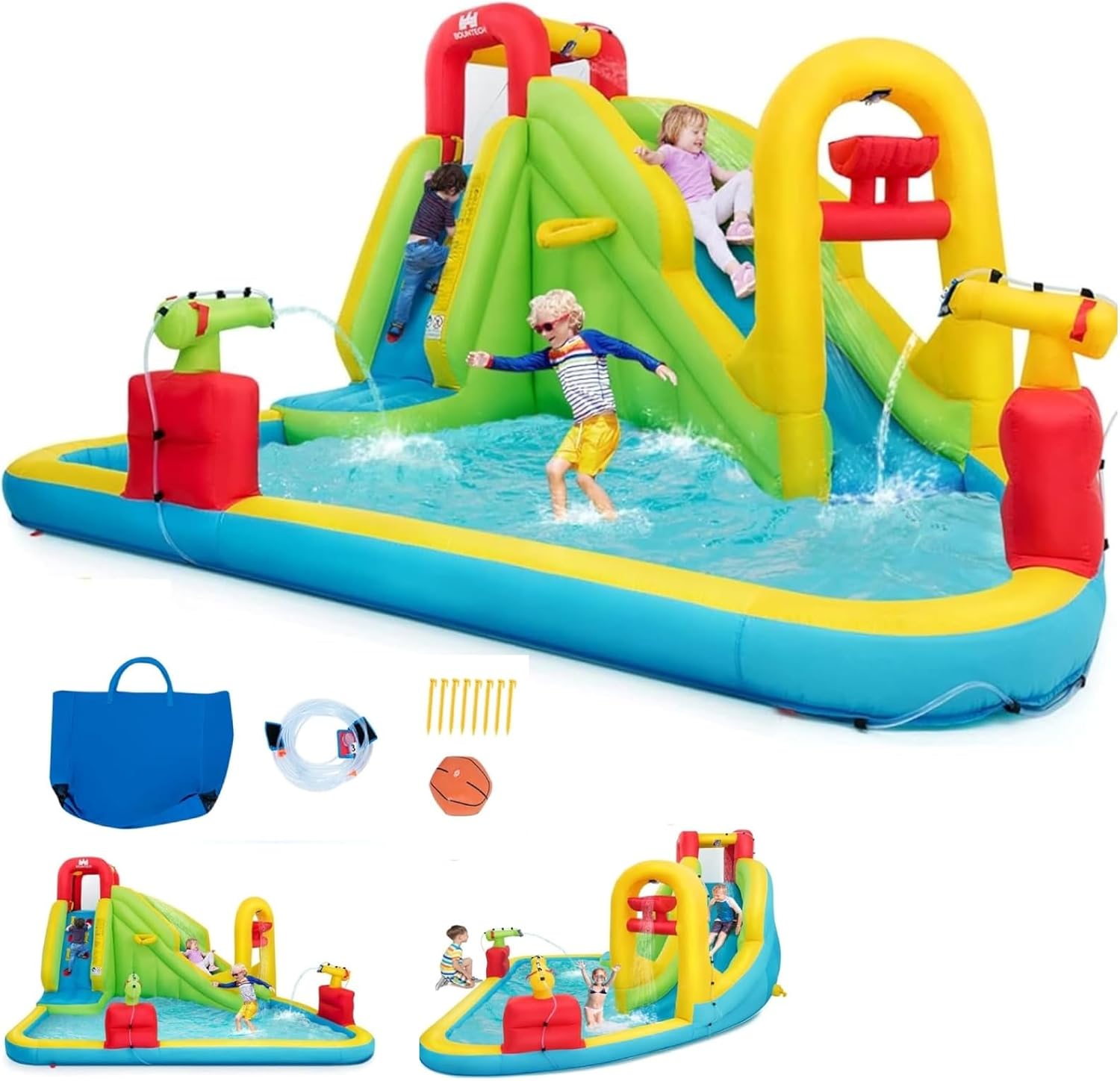 Kids Outdoor Water - Mega Inflatable Water Park Bouncy Castle