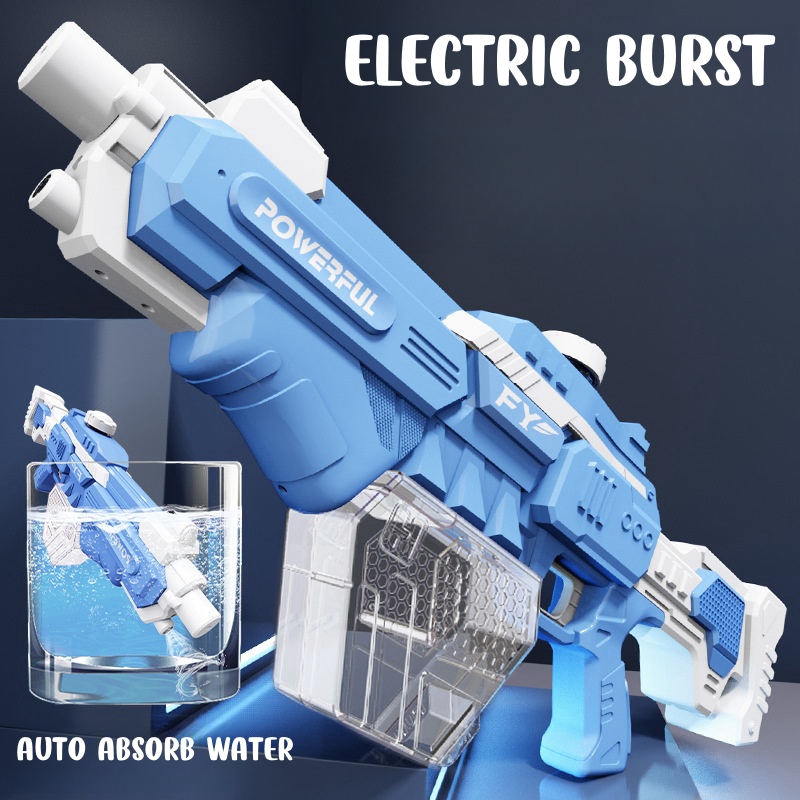 Kids Outdoor Nature Toys - Children Electric Burst Water Gun Fully