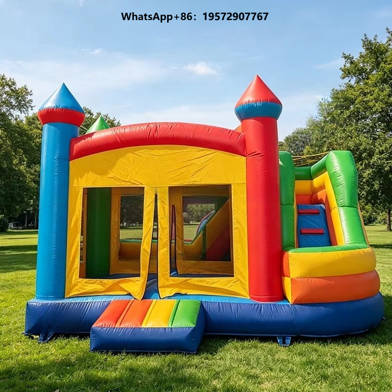 Kids Outdoor Bounce House - Outdoor Bouncing Houses Inflatable Jumping Bouncy