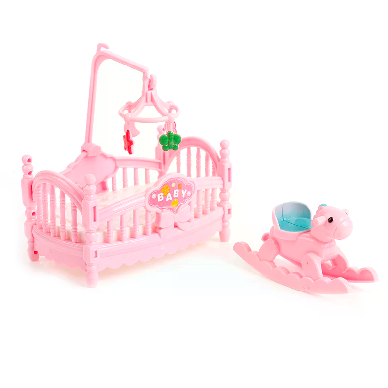 Kids Outdoor Folding Table - Miniature Crib Wooden Horse Set Outdoor