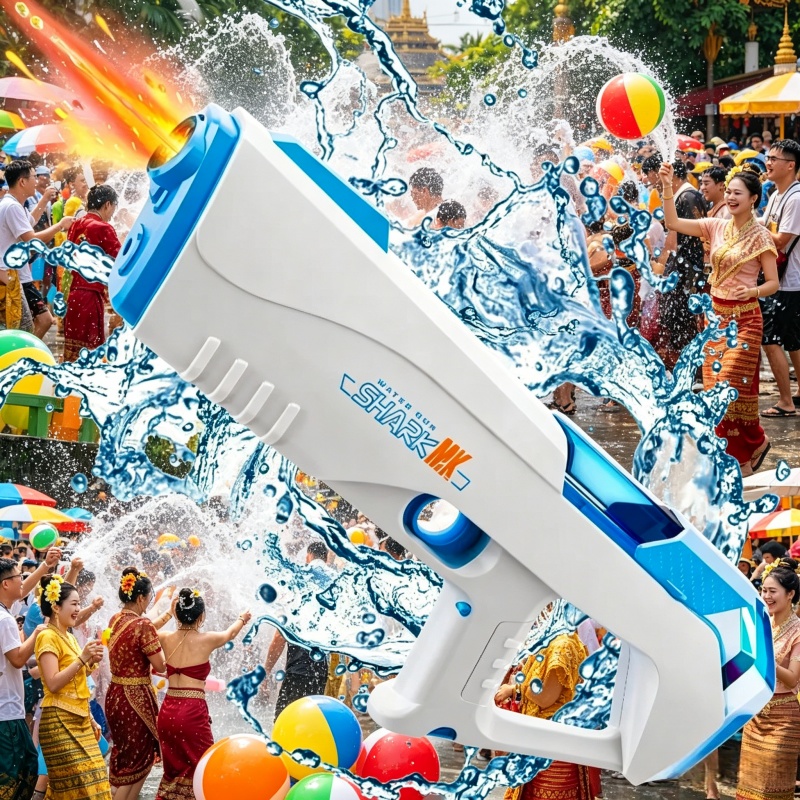 Kids Outdoor Nature Toys - Simulated Firing Children Electric Water Guns