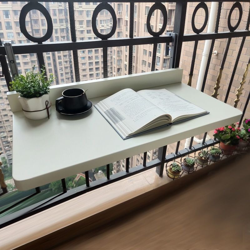 Kids Outdoor Folding Table - Modern Minimalist Metal Fold Down Suspended
