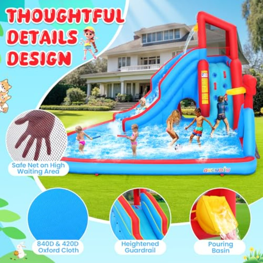 Backyard outdoor water slide i - Kids Outdoor Bounce House review and price
