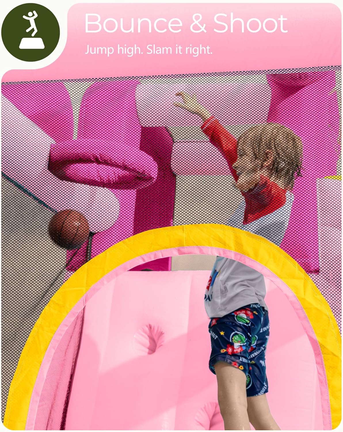 Pink Inflatable Water Slide Bo - Kids Outdoor Bounce House review and price