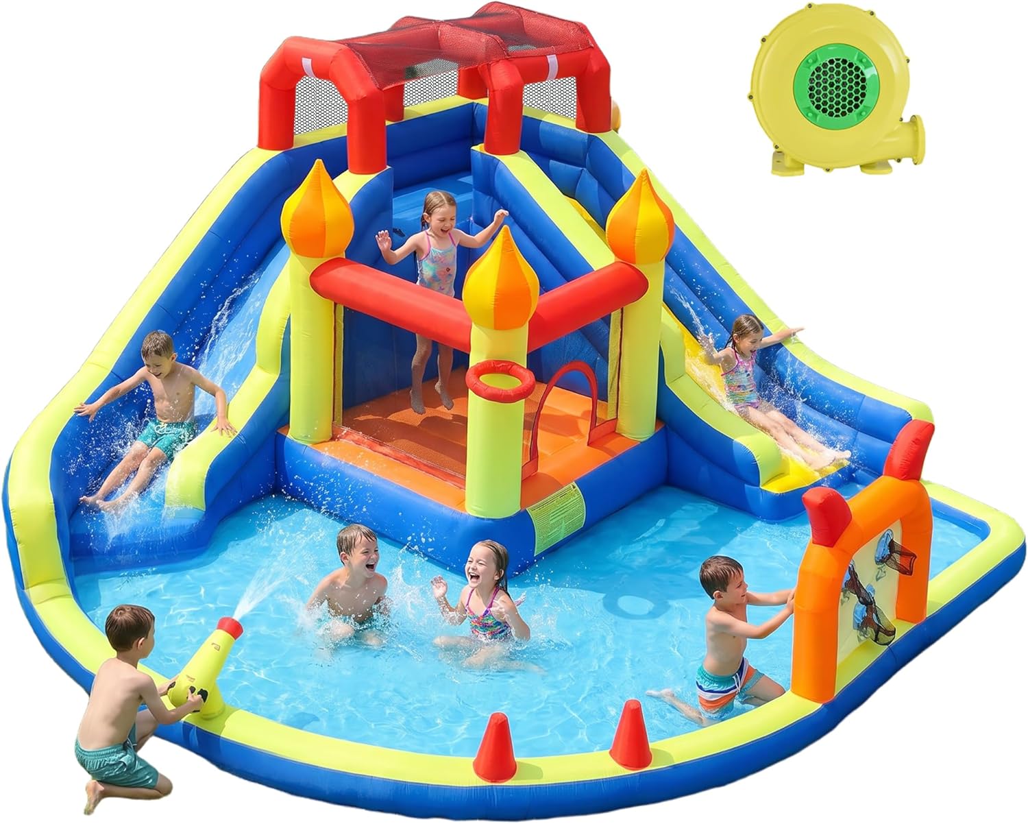 Kids Jumping Castle with Two L - Kids Outdoor Water review and price
