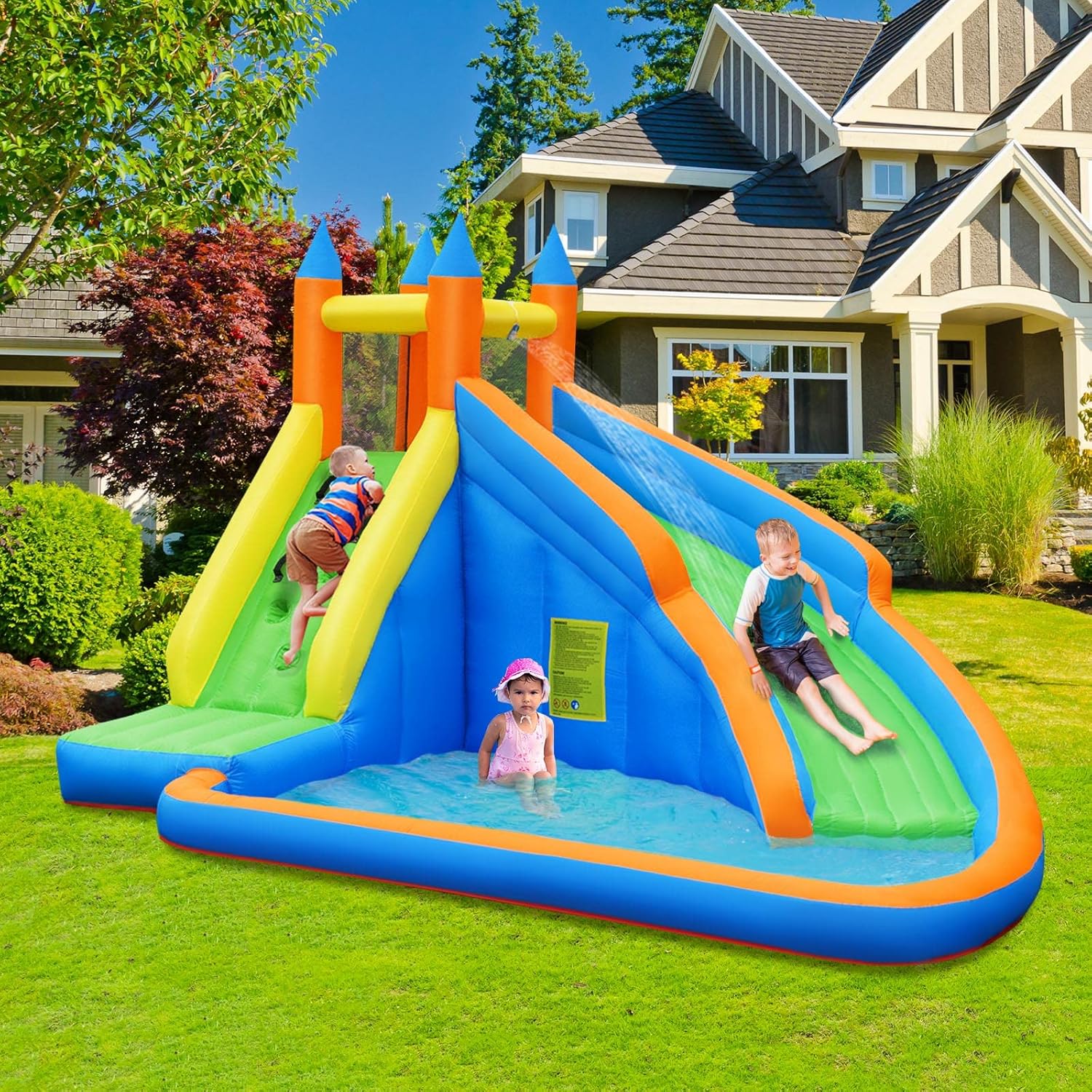 Giant Inflatable Water Park Bo - Kids Outdoor Water review and price