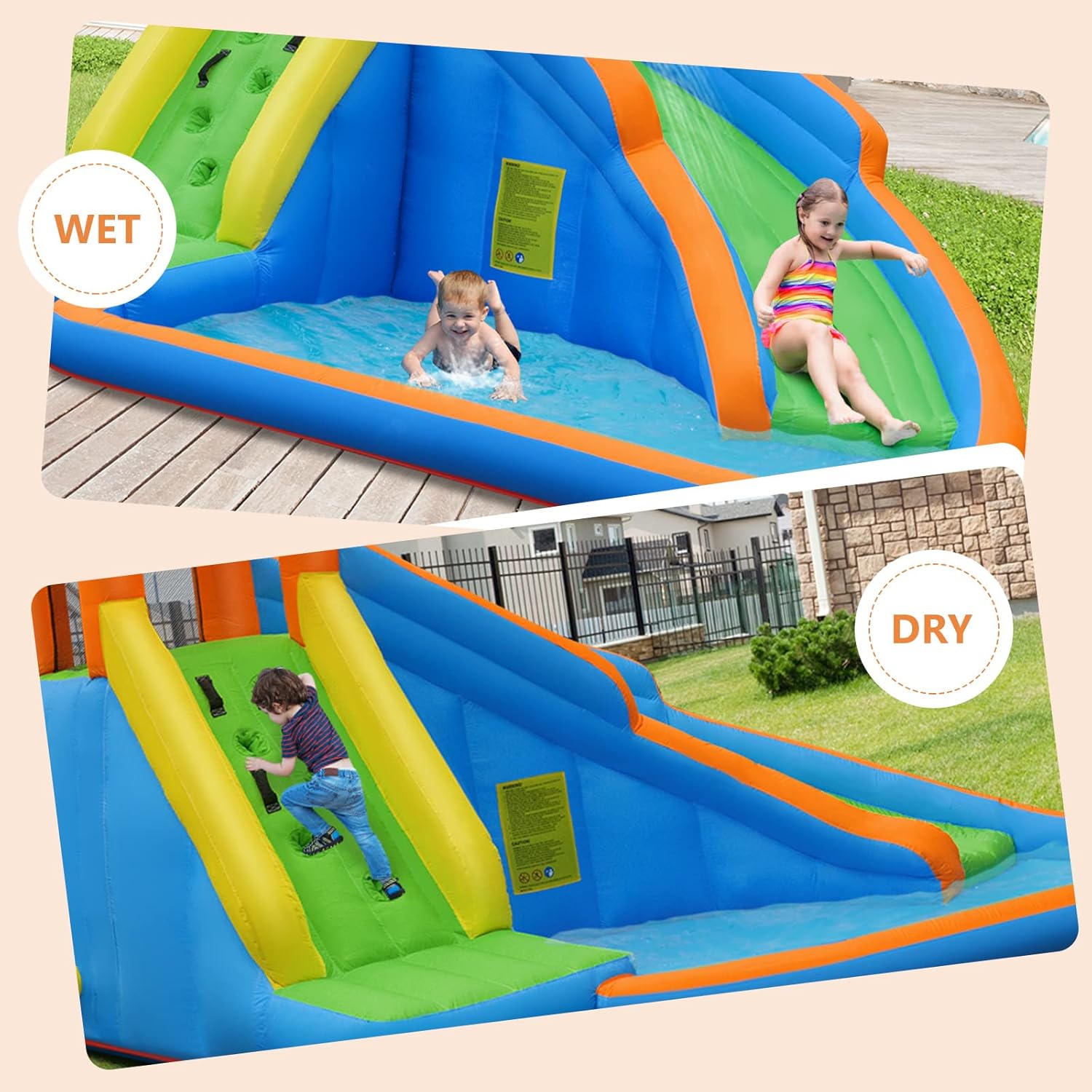 Giant Inflatable Water Park Bo - Kids Outdoor Water review and price