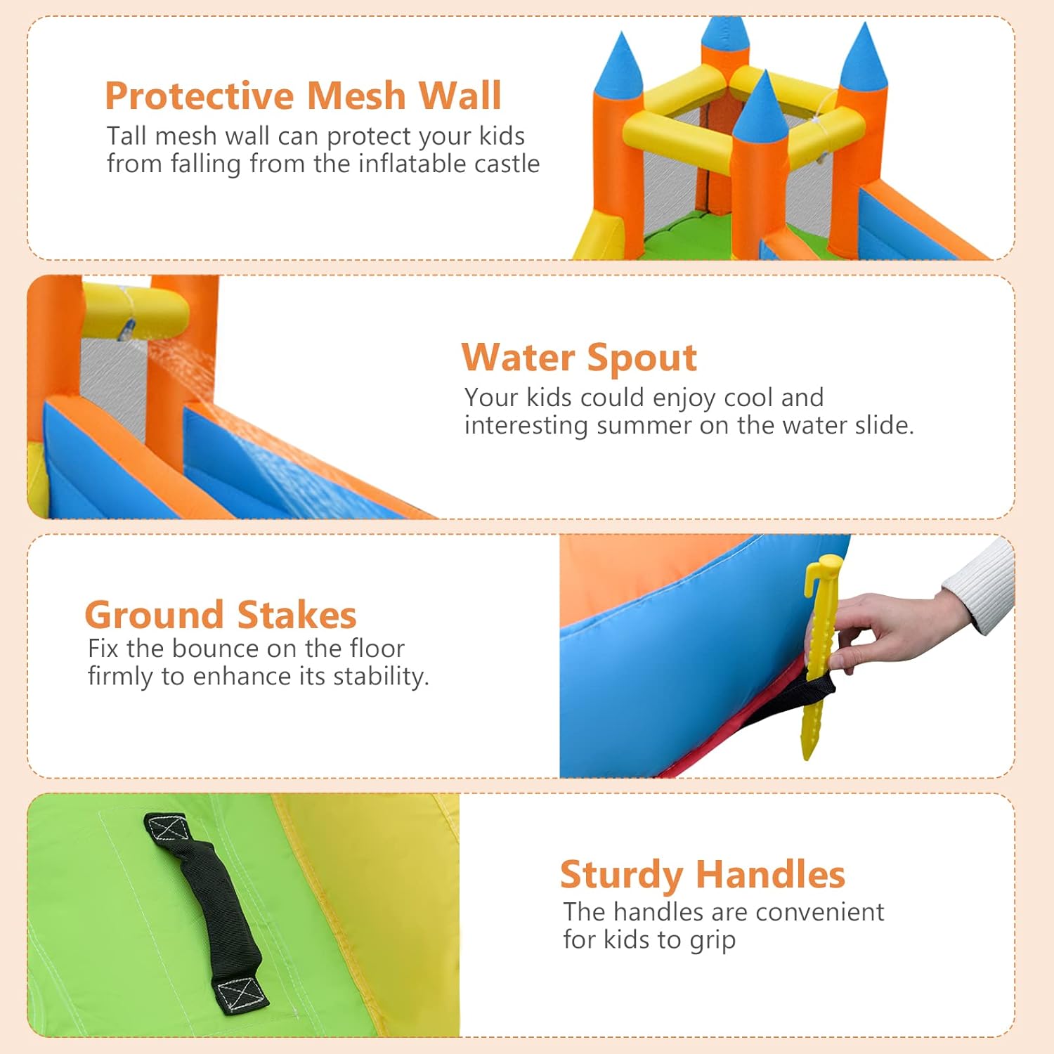 Giant Inflatable Water Park Bo - Kids Outdoor Water review and price