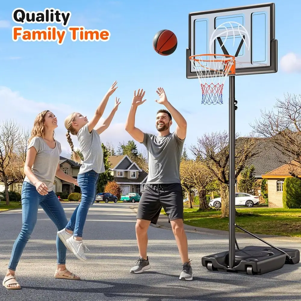 Adjustable Portable Outdoor Ba - Kids Outdoor Basketball Hoop review and price