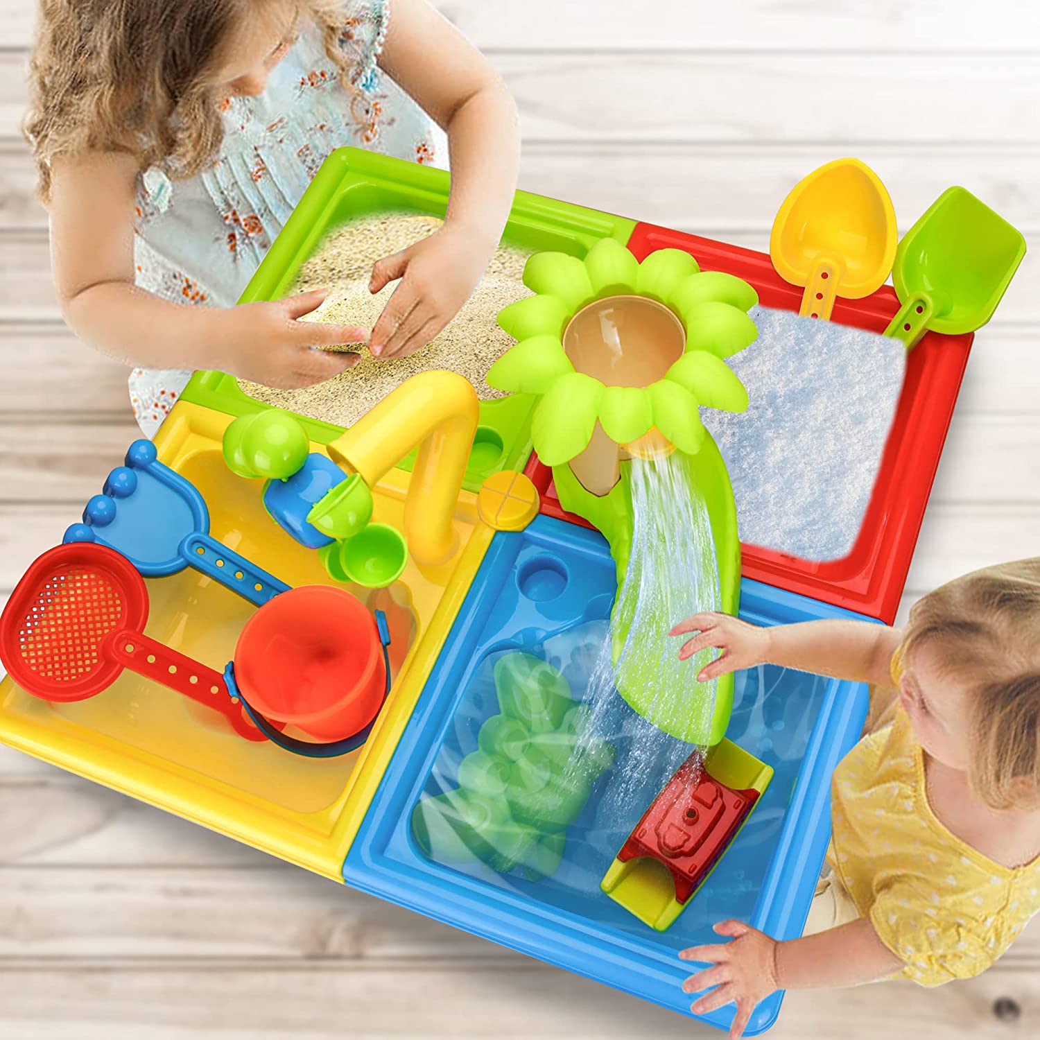 Beach Table Sand Play Toys Chi - Kids Outdoor Nature Toys review and price