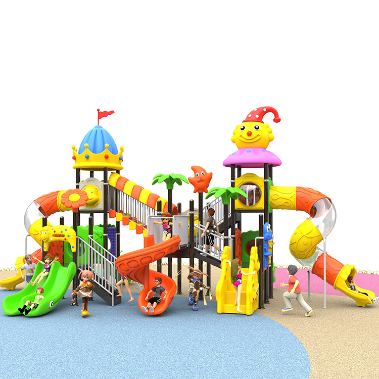 Outdoor Colorful Plastic Slide - Kids Outdoor Adventure Park review and price