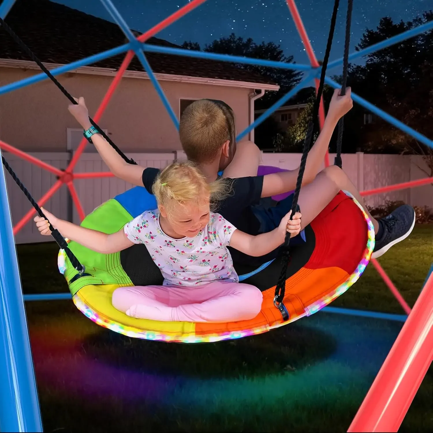Hapfan Climbing Dome Swing Set - Kids Outdoor Climbing Dome review and price