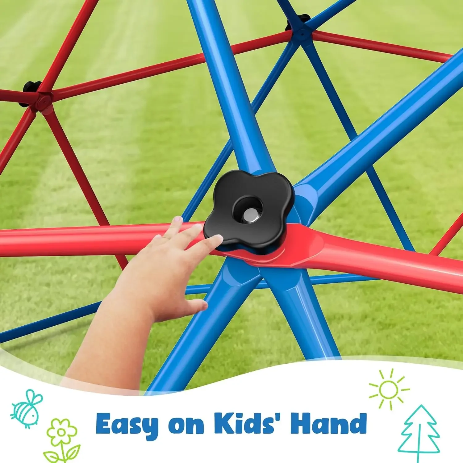 Hapfan Climbing Dome Swing Set - Kids Outdoor Climbing Dome review and price