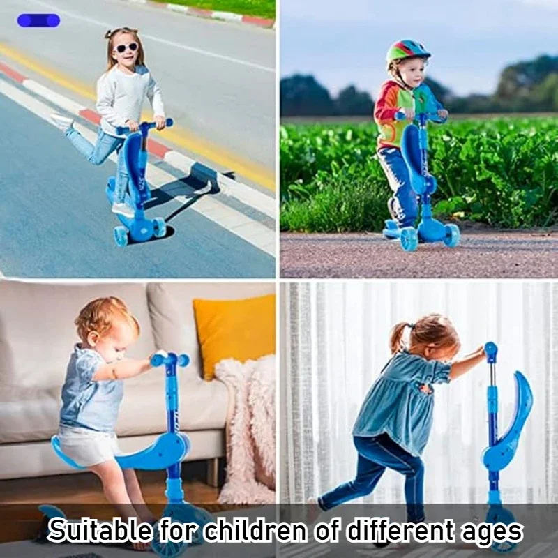 2-in-1 Kids Kick Scooter with  - Kids Outdoor Exercise Equipment review and price