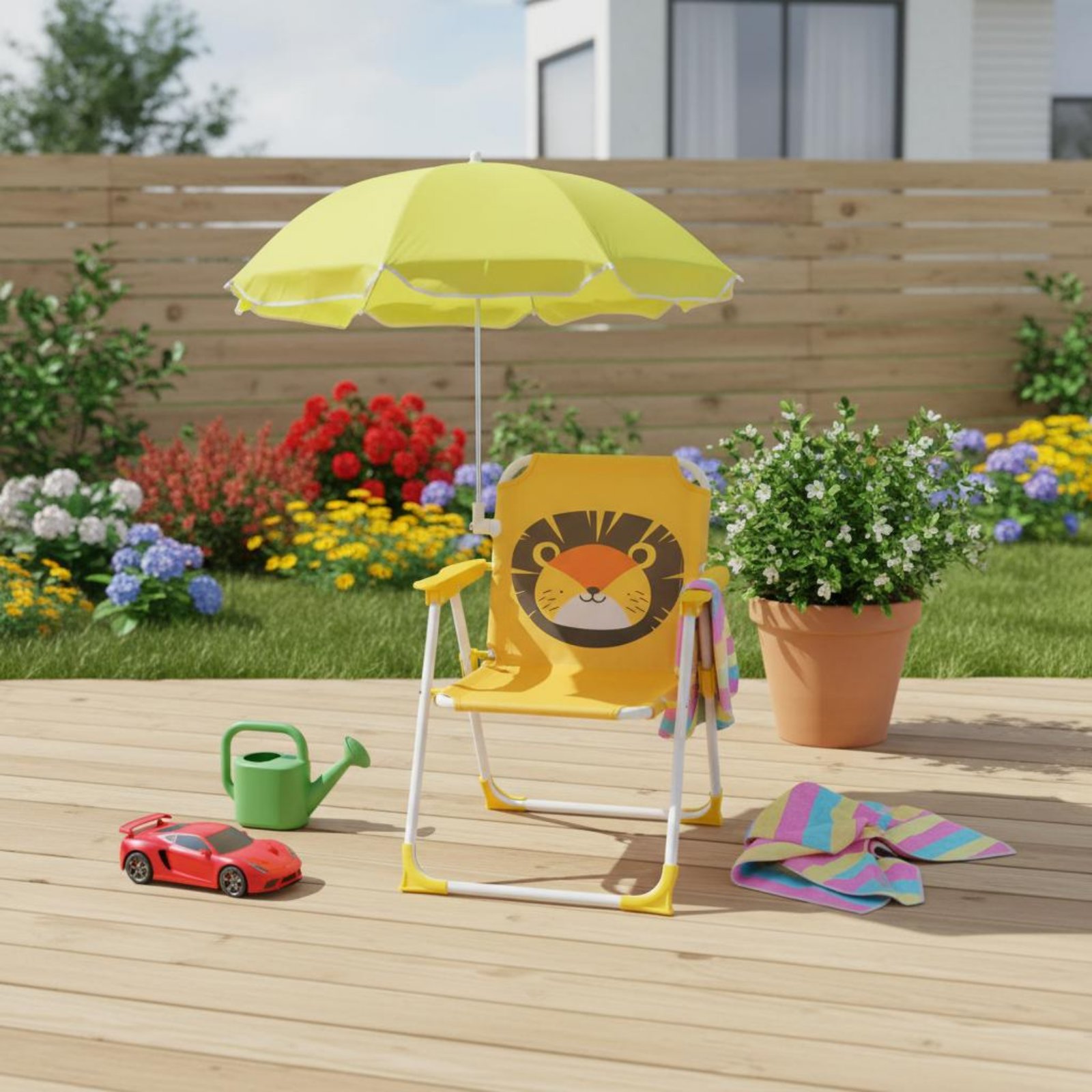 Kids Beach Chair with Umbrella - Kids Outdoor Umbrella Chair review and price