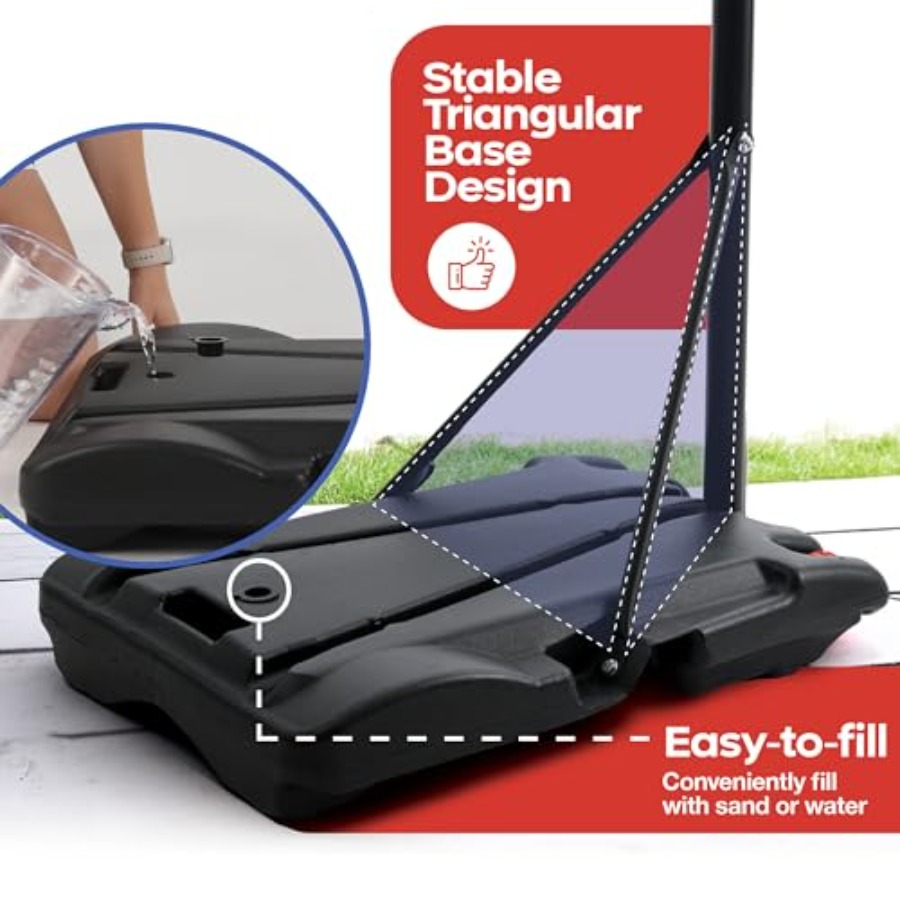 Outdoor kids basketball hoop w - Kids Outdoor Basketball Hoop review and price