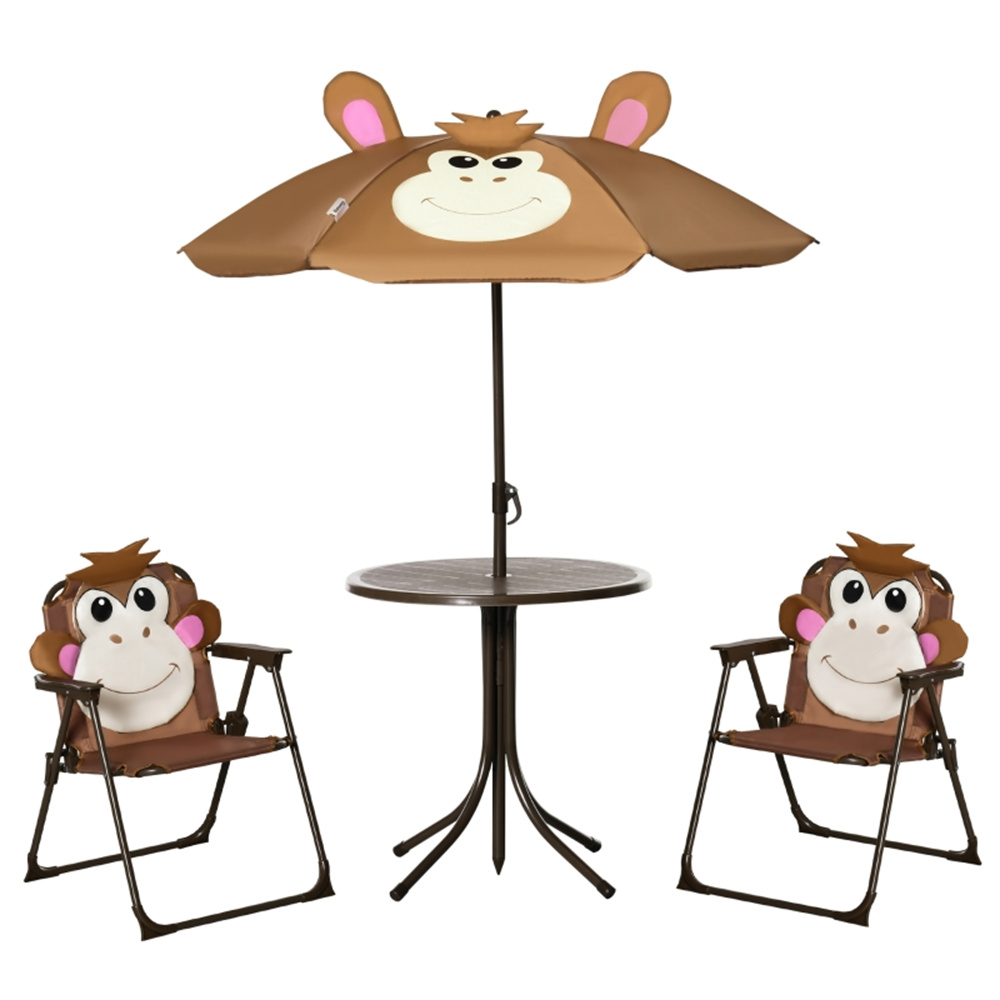 Cute Monkey Kids Patio Table C - Kids Outdoor Umbrella Chair review and price