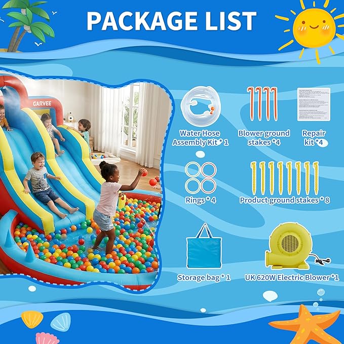 All-Season 8-in-1 Inflatable W - Kids Outdoor Water review and price