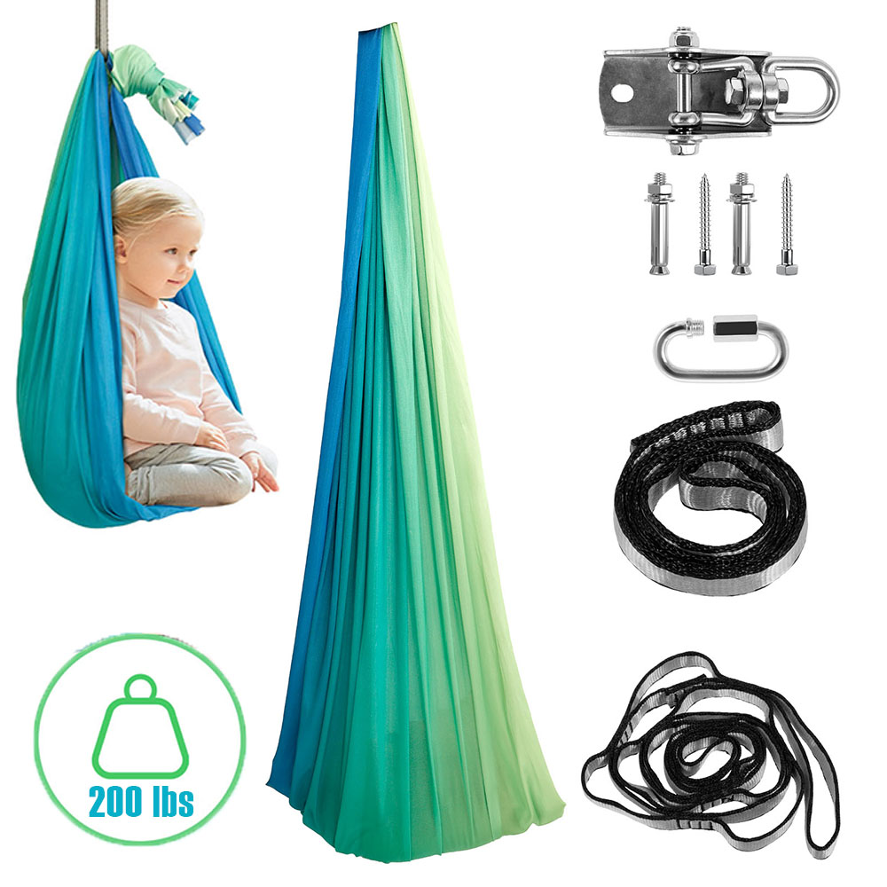 Kids Sensory Swings Double Lay - Kids Outdoor Hammock Swing review and price