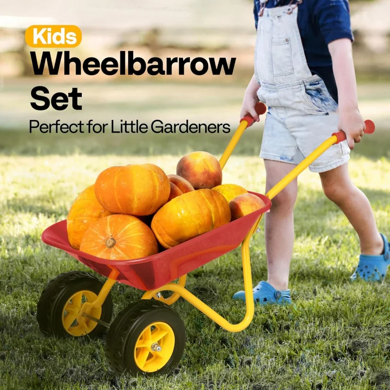 Kids Wheelbarrow Children Gard - Kids Indoor Outdoor Cart review and price