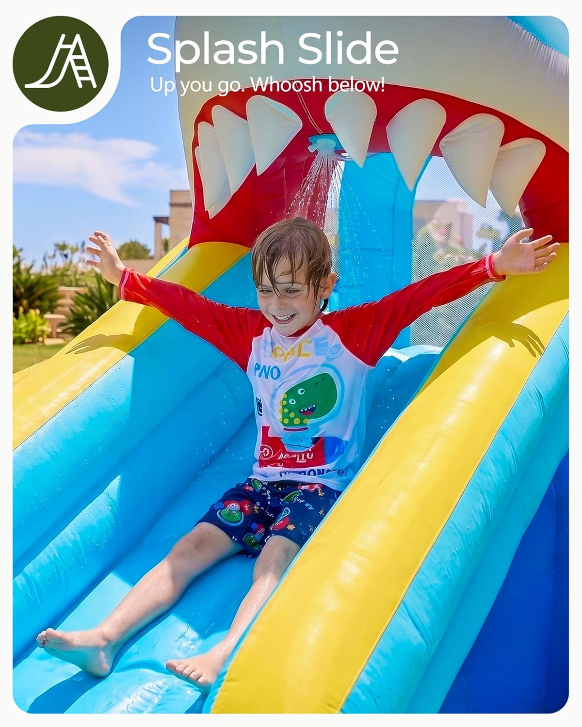 Kids Inflatable Water Slide Bo - Kids Outdoor Bounce House review and price