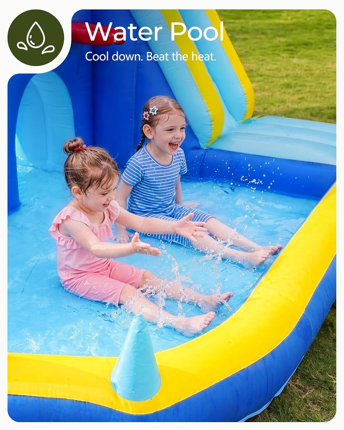 Kids Inflatable Water Slide Bo - Kids Outdoor Bounce House review and price