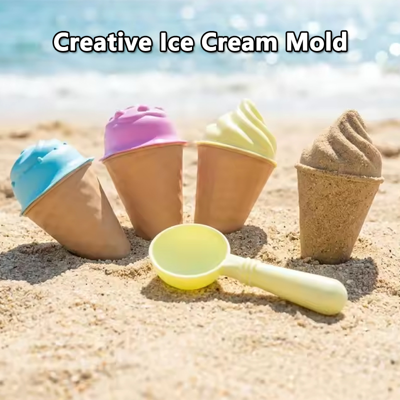 Kids Ice Cream Cone Sand Mold  - Kids Outdoor Exercise Equipment review and price