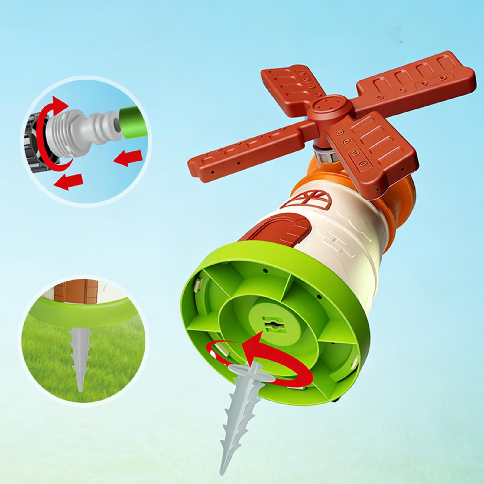 Kids Windmill Sprinkler Rotati - Kids Outdoor Yard Toys review and price