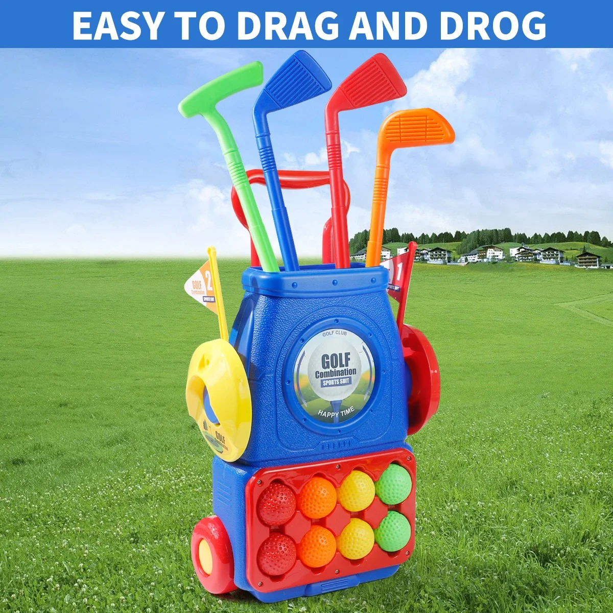 MQUDUO Kids Golf Putting Game  - Kids Indoor Outdoor Cart review and price