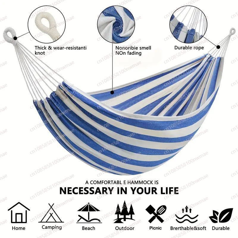 Double canvas stickless single - Kids Outdoor Hammock Swing review and price