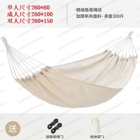 Double canvas stickless single - Kids Outdoor Hammock Swing review and price