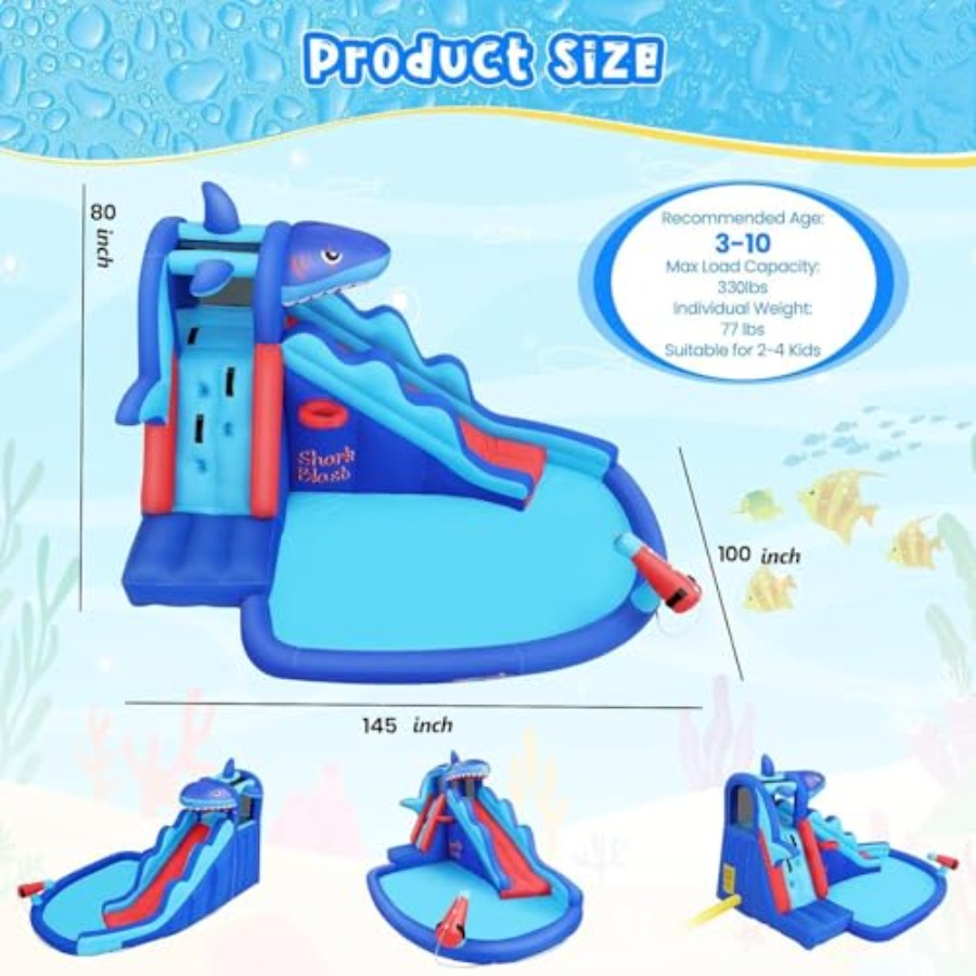 Outdoor/Indoor inflatable wate - Kids Outdoor Bounce House review and price