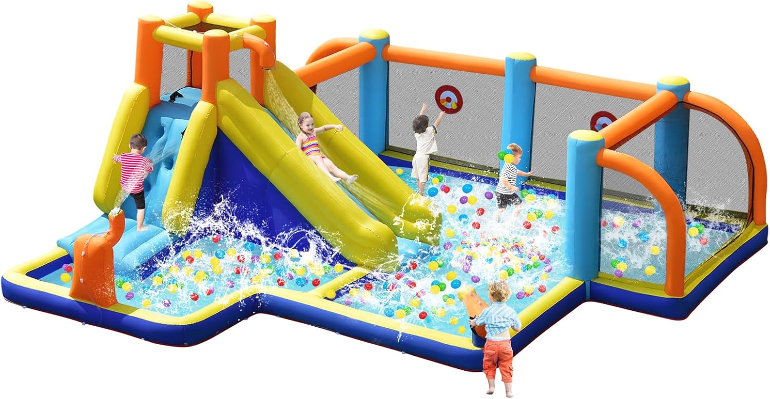 Giant Inflatable Water Slide B - Kids Outdoor Water review and price