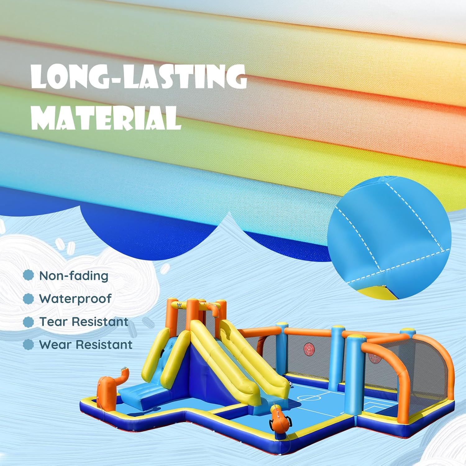 Giant Inflatable Water Slide B - Kids Outdoor Water review and price