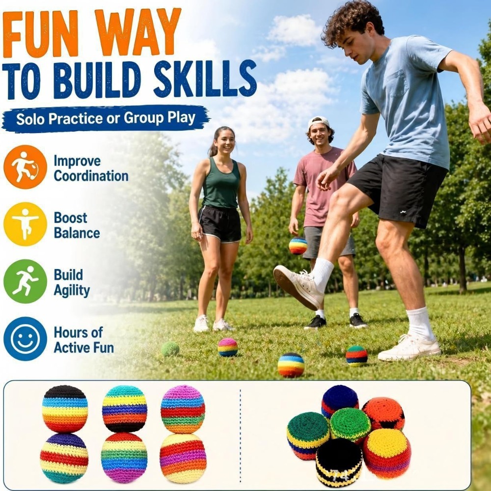 New Soft Footbag Hack Sandbag  - Kids Outdoor Ball review and price