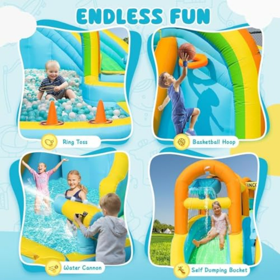 Backyard outdoor inflatable wa - Kids Outdoor Basketball Hoop review and price