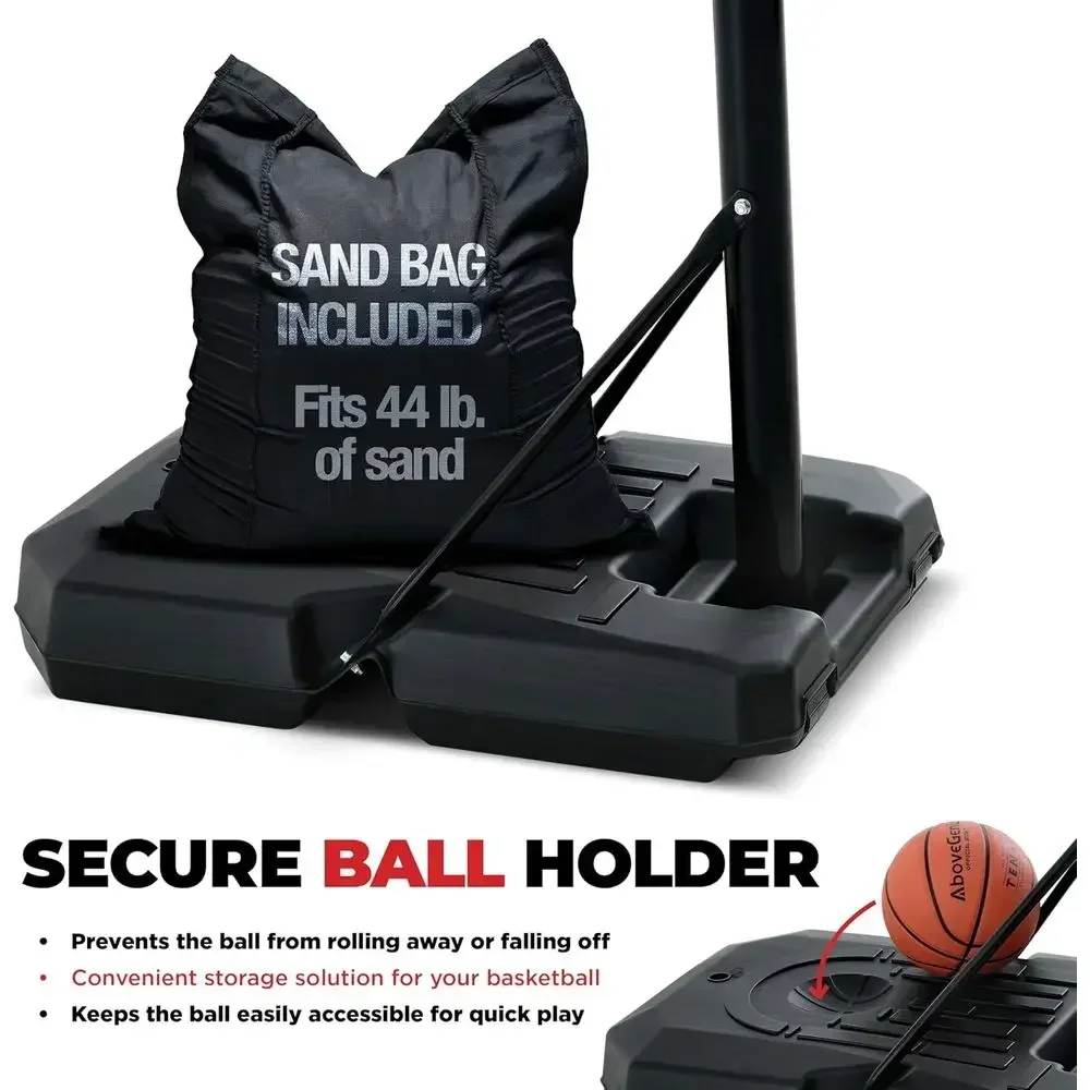 Adjustable 44 Shatterproof Bas - Kids Outdoor Basketball Hoop review and price