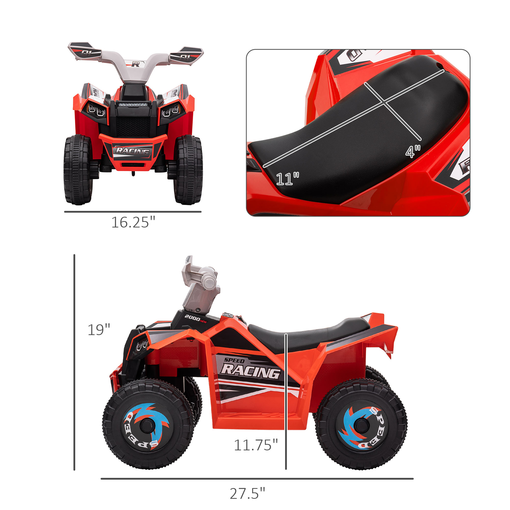 Car 6V with Kids Durable Desig - Kids Outdoor Yard Toys review and price