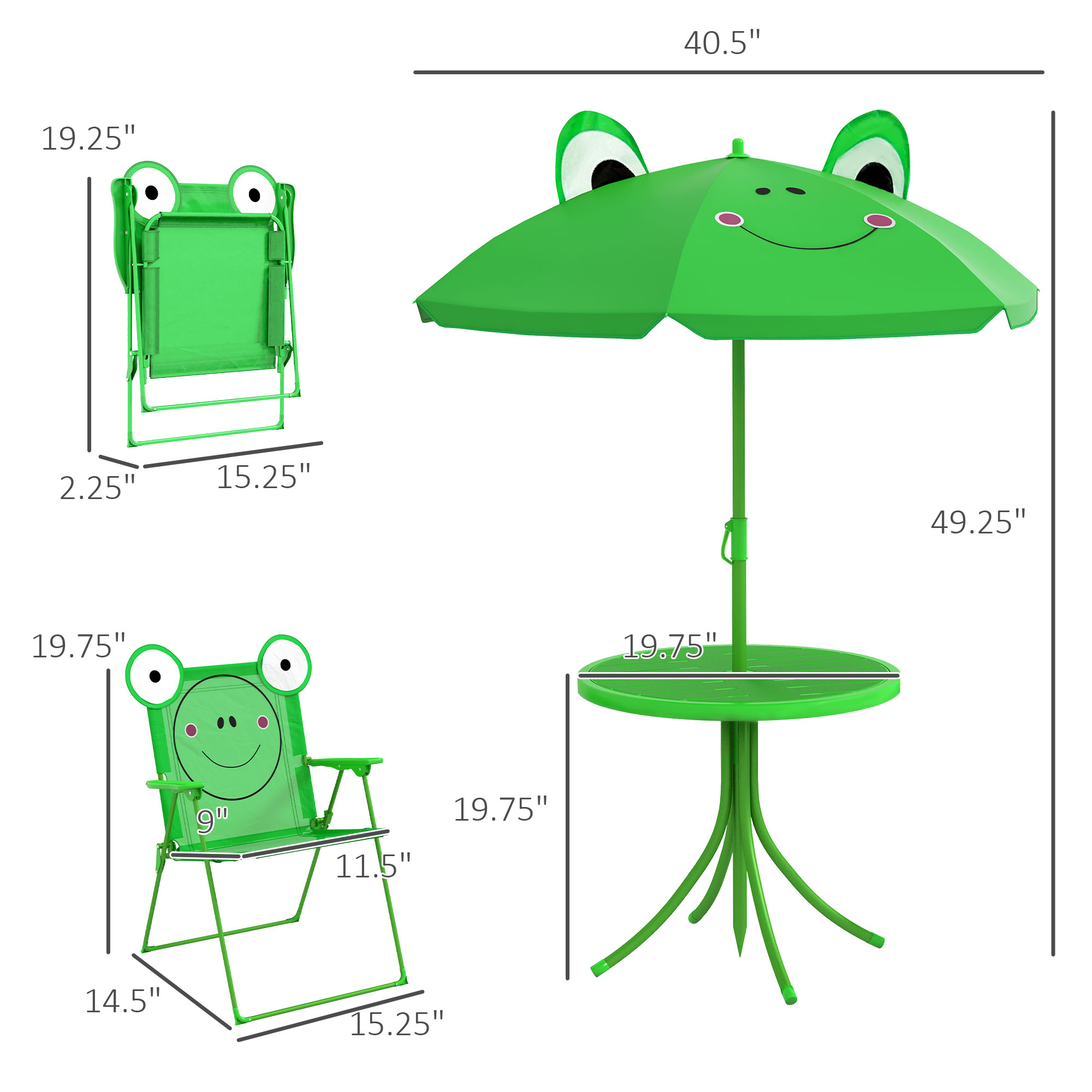 Kids Table and Chair Set, Outd - Kids Outdoor Folding Table review and price