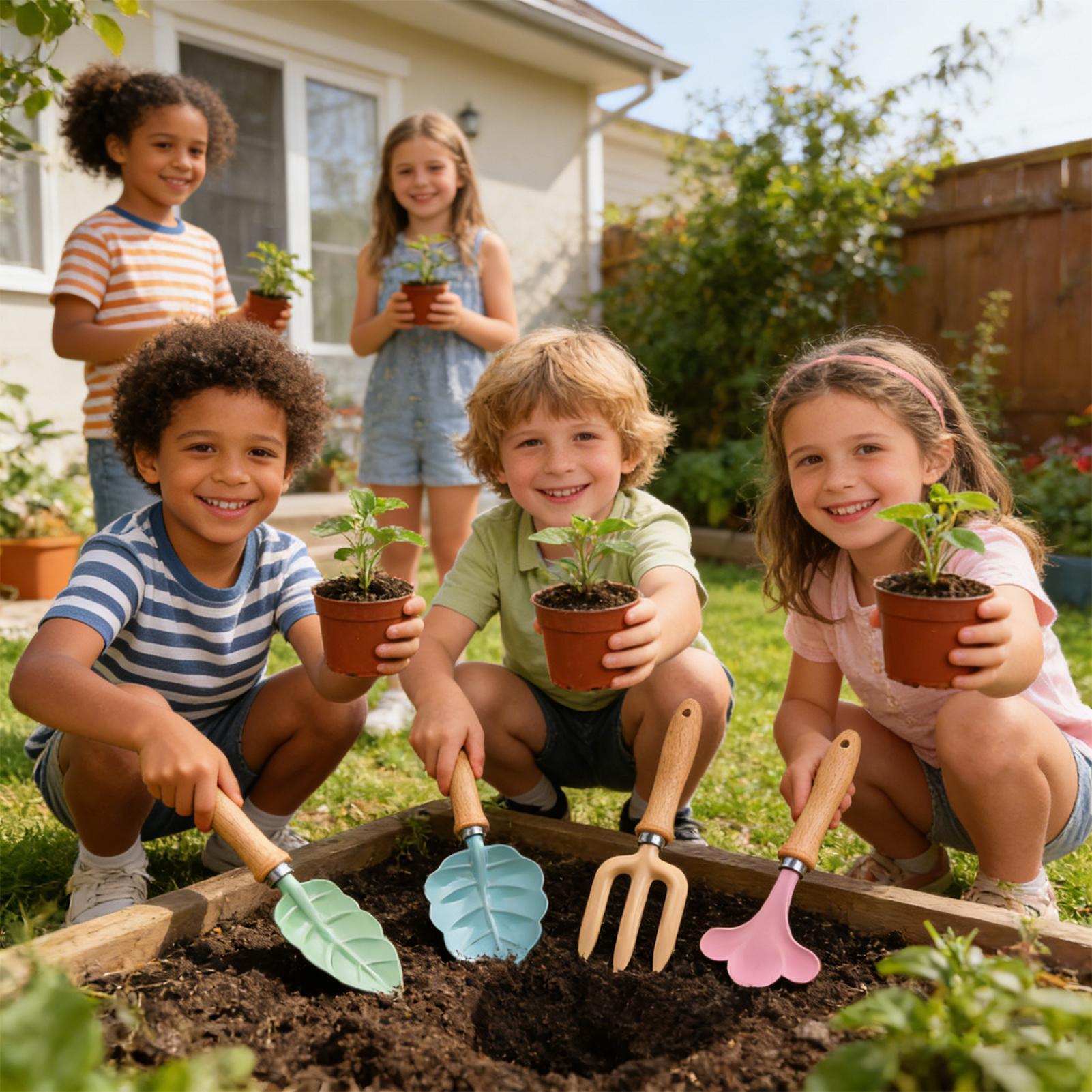 Kids Gardening Set 4 Piece Lea - Kids Outdoor Yard Toys review and price