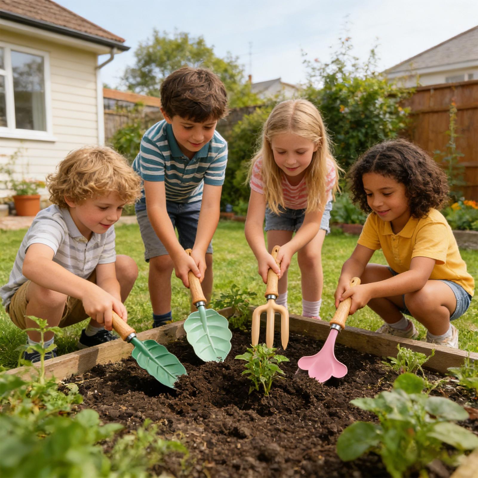 Kids Gardening Set 4 Piece Lea - Kids Outdoor Yard Toys review and price