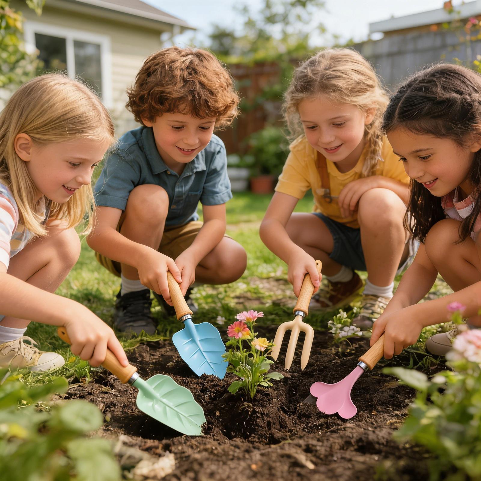 Kids Gardening Set 4 Piece Lea - Kids Outdoor Yard Toys review and price