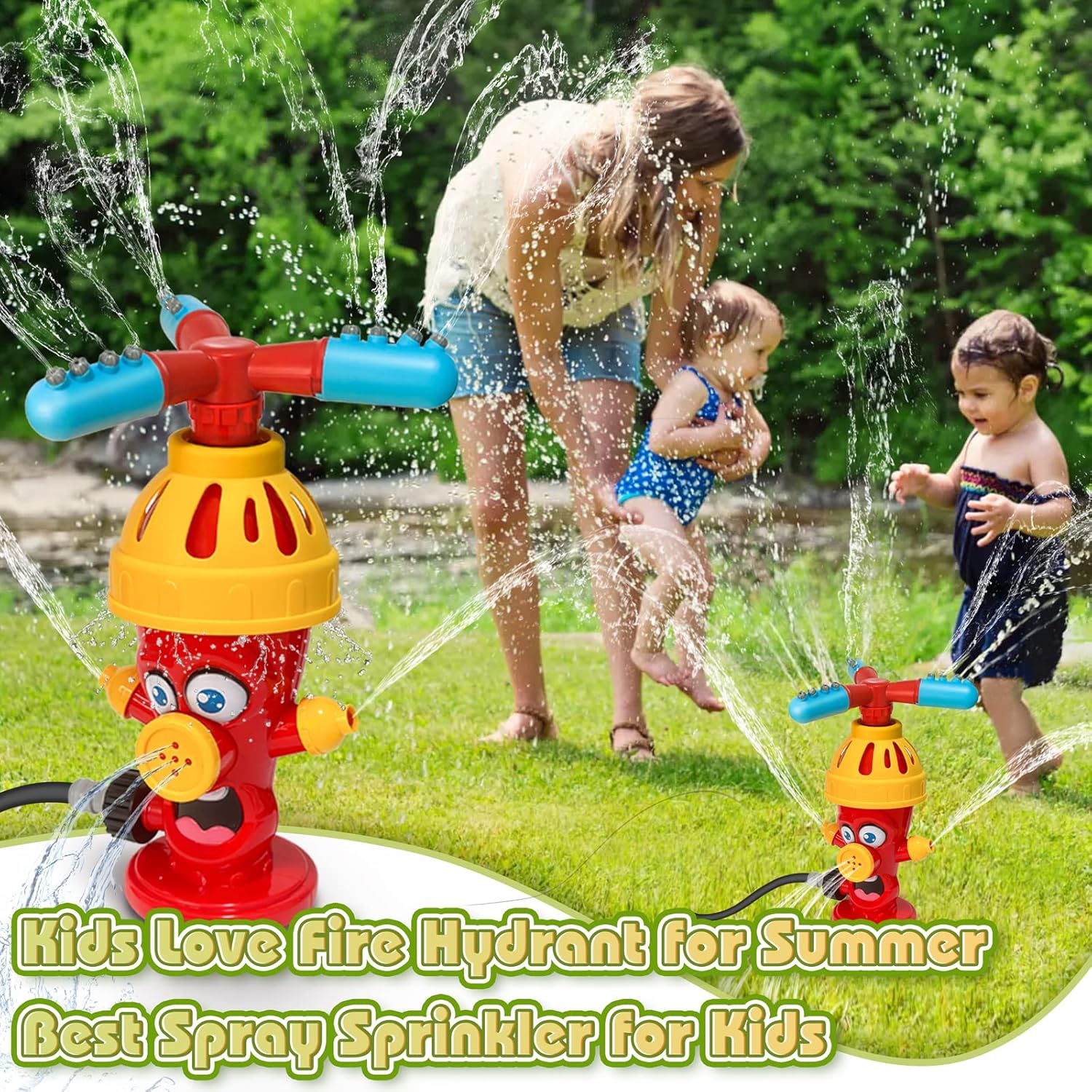 Hydrant Sprinkle Water Spray T - Kids Outdoor Yard Toys review and price
